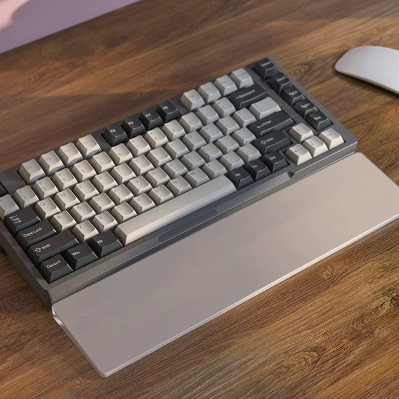 Classic matte custom resin wrist rest by Idle Customs