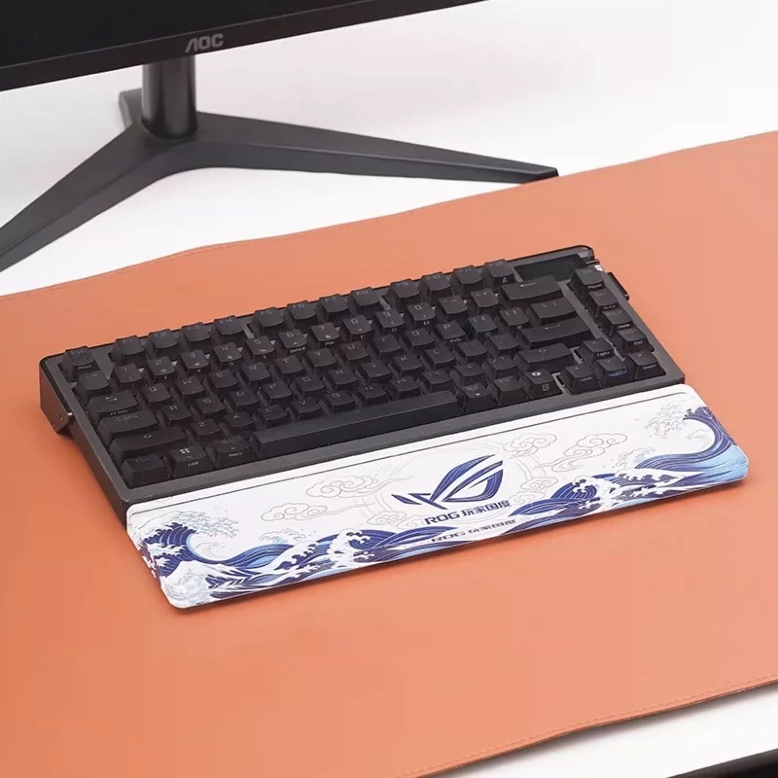 ROG classic custom resin wrist rest by Idle Customs
